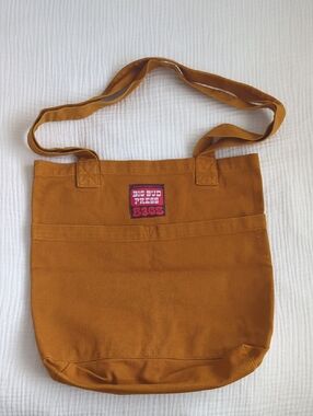 Big Bud Press Mustard Canvas Messenger Tote